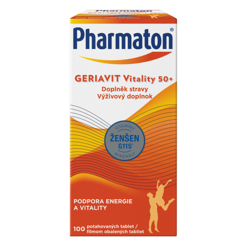 Pharmaton Geriavit Vitality 50+ tbl.100