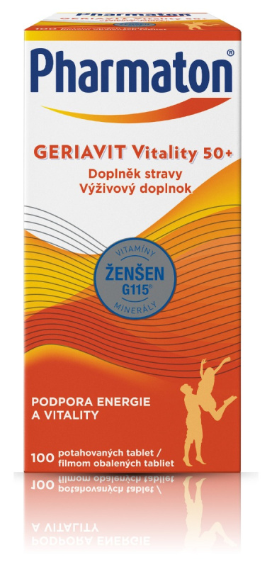Pharmaton Geriavit Vitality 50+ tbl.100