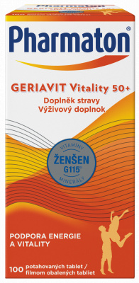 Pharmaton Geriavit Vitality 50+ tbl.100