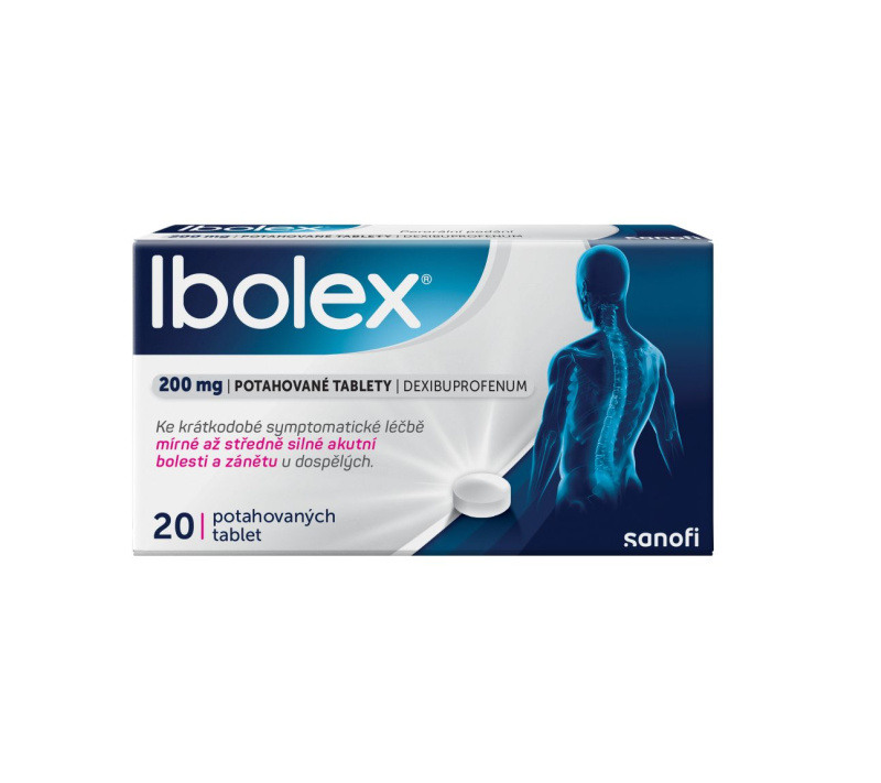 IBOLEX 200MG Potahovaná tableta 20
