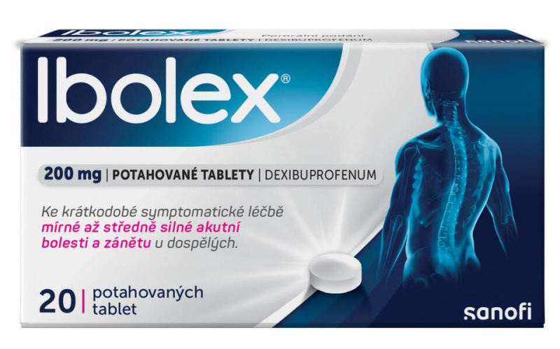 IBOLEX 200MG Potahovaná tableta 20