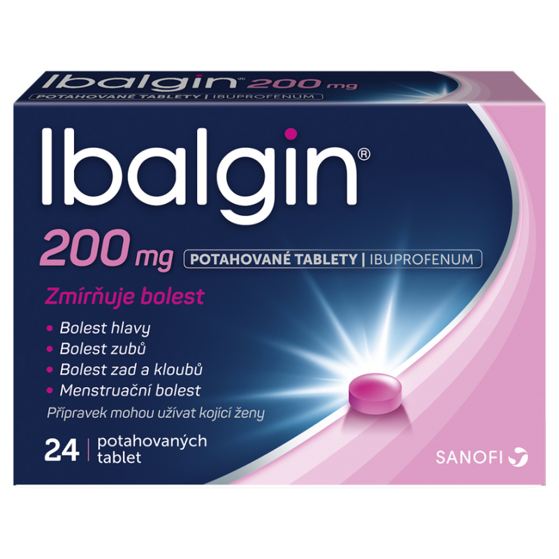 IBALGIN 200MG Potahovaná tableta 24