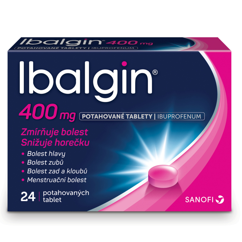 IBALGIN 400 mg 24 potahovaných tablet