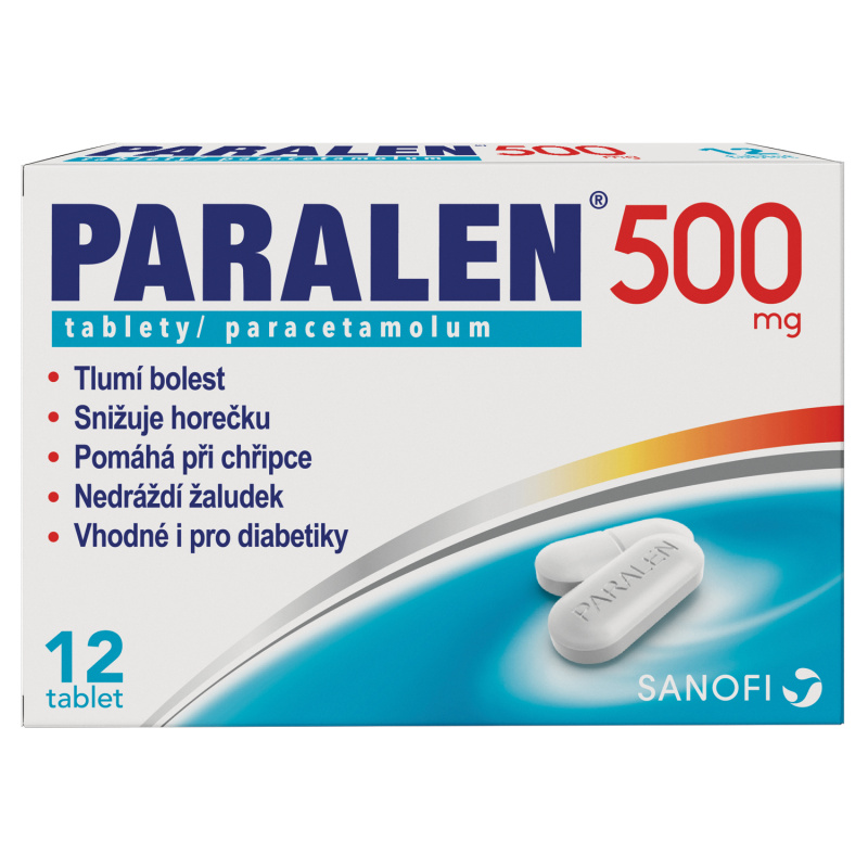 PARALEN 500 mg 12 tablet