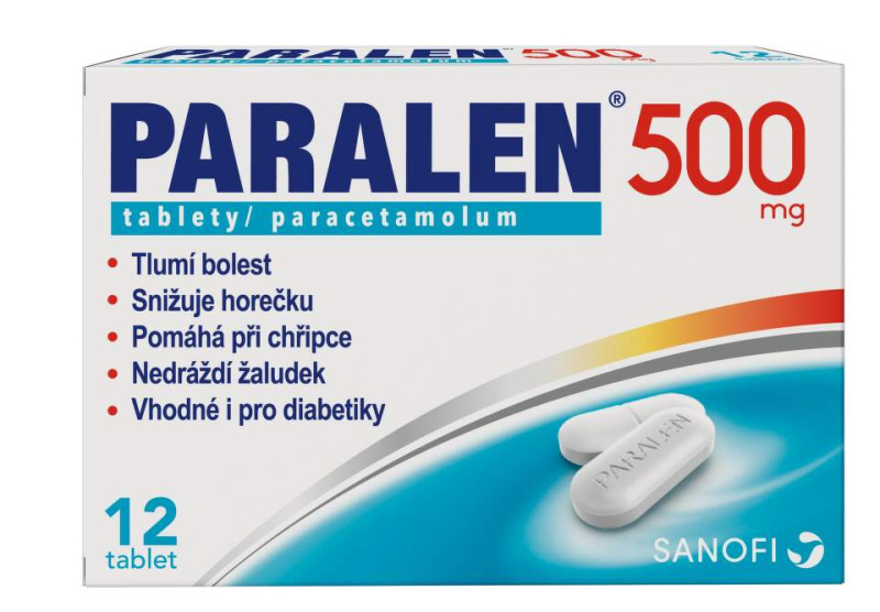 PARALEN 500 mg 12 tablet