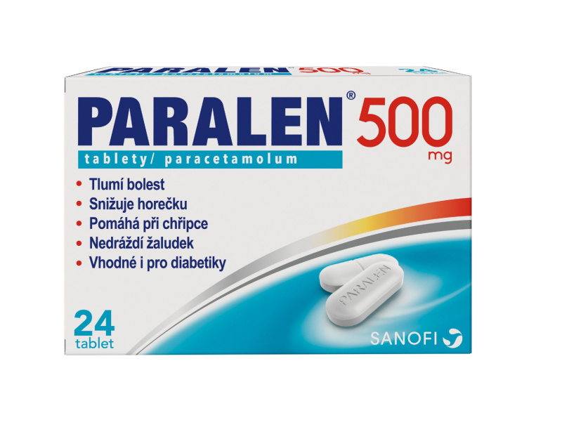 PARALEN 500 mg 24 tablet