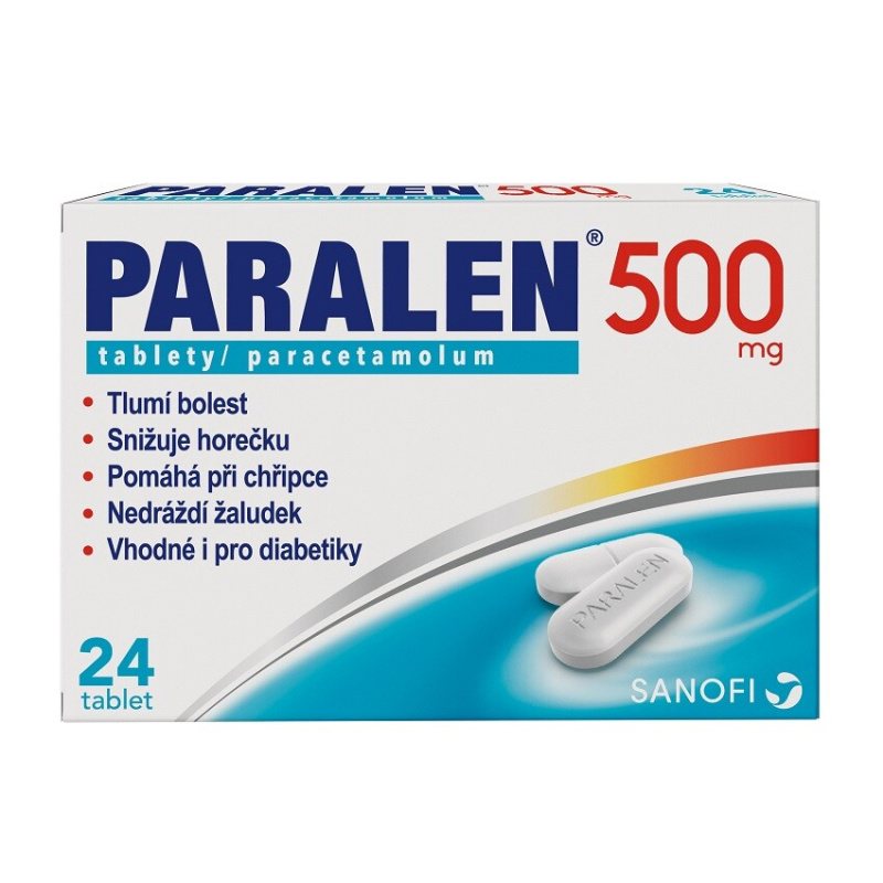 PARALEN 500 mg 24 tablet