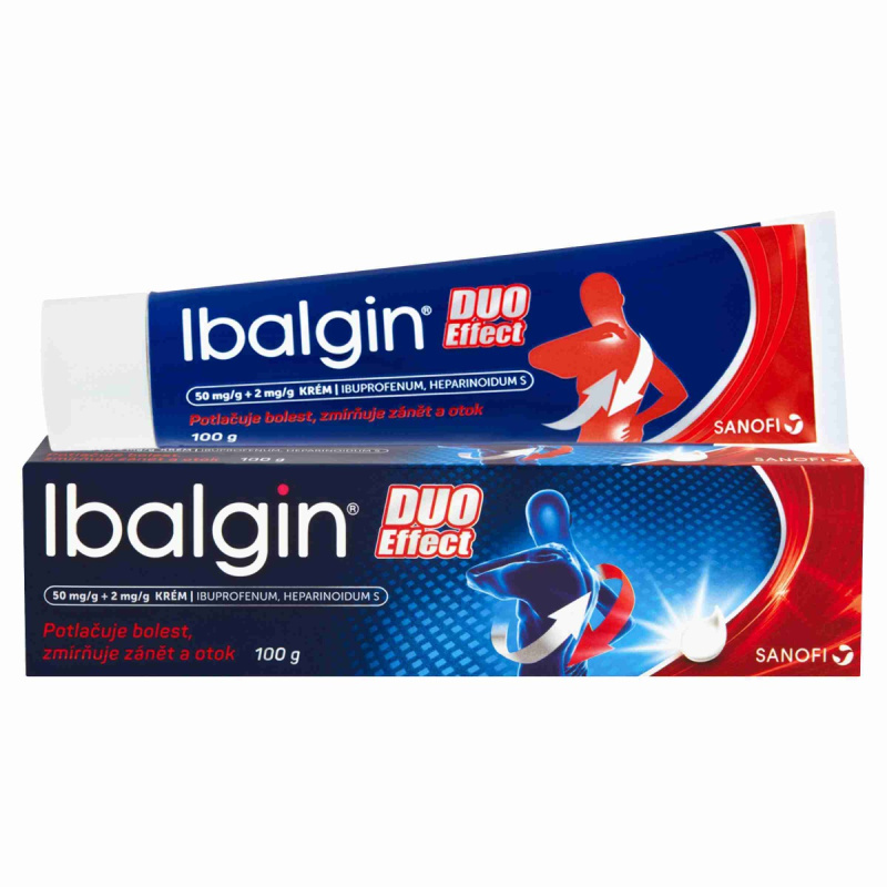 IBALGIN DUO EFFECT 50MG/G+2MG/G krém 100G