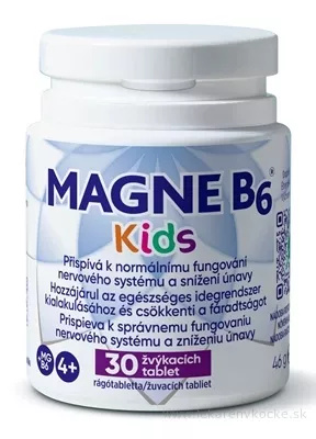 MAGNE B6 Kids 30 žvýkacích tablet