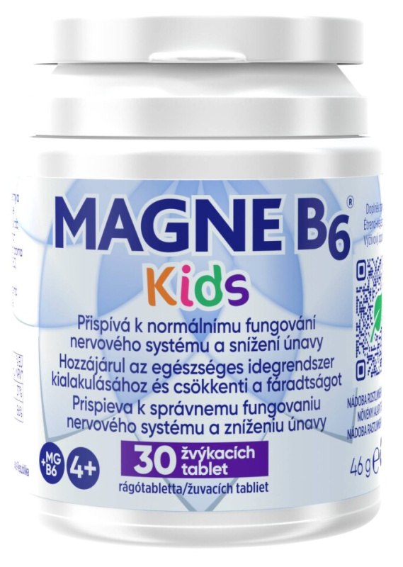 MAGNE B6 Kids 30 žvýkacích tablet