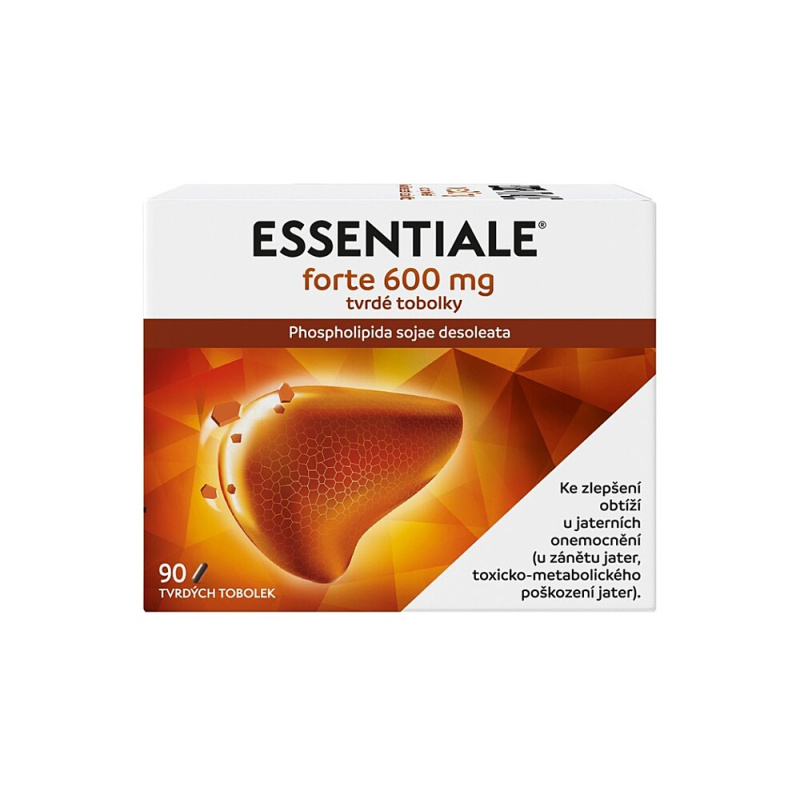 Essentiale Forte 600 mg 90 tvrdých tobolek