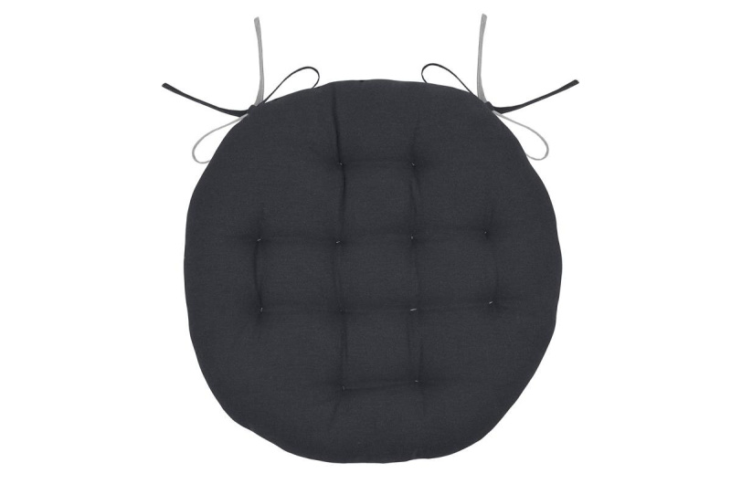 STOF Podsedák na židli s vázáním DUO, Ø 38 cm, bílá a béžová barva vícebarevný