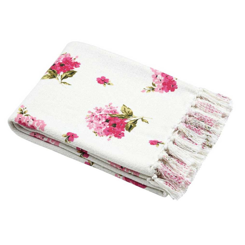 Dámský pléd s třásněmi RŮŽE 125 x 150 cm
