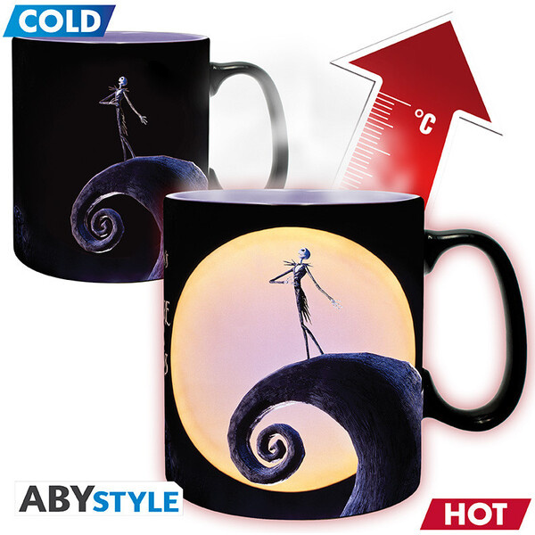 ABYstyle Hrnek Nightmare Before Christmas - Jack & Moon (měnící se)