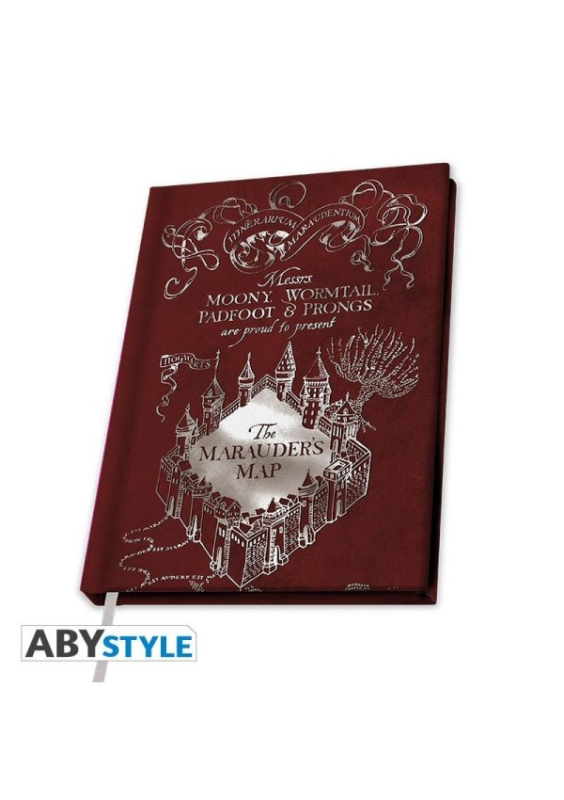 Harry Potter Zápisník A5 - Záškodnícka mapa