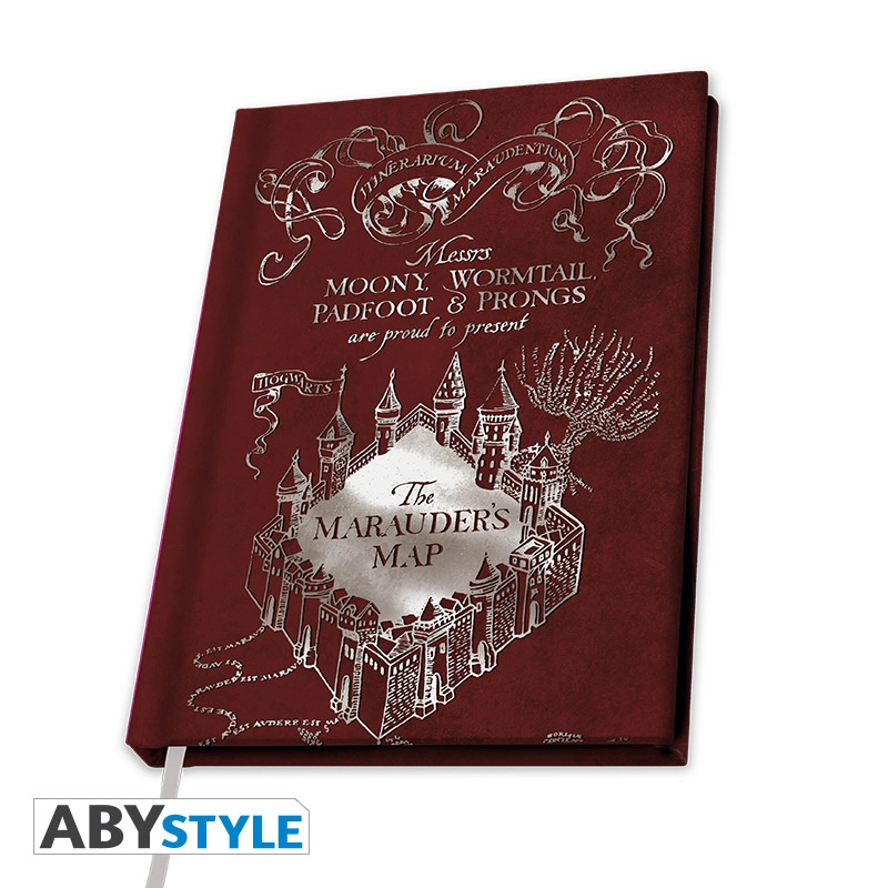 Harry Potter Zápisník A5 - Záškodnícka mapa