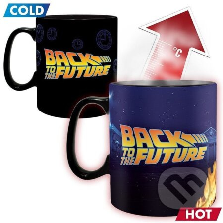 Hrnček Back to the Future, meniaci sa