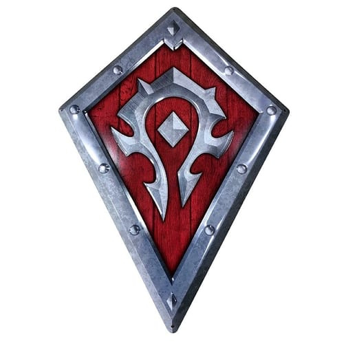 World of Warcraft Plechová ceduľa: Horde Shield