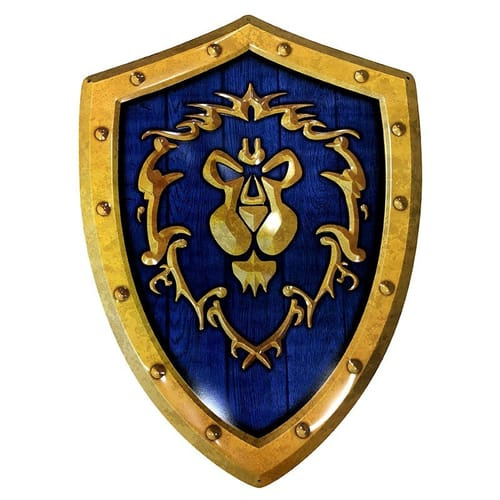 World of Warcraft Plechová ceduľa: Alliance Shield