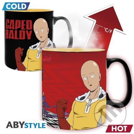 One Punch Man meniaci sa  keramický Hrnček 460 ml - Saitama & Garou