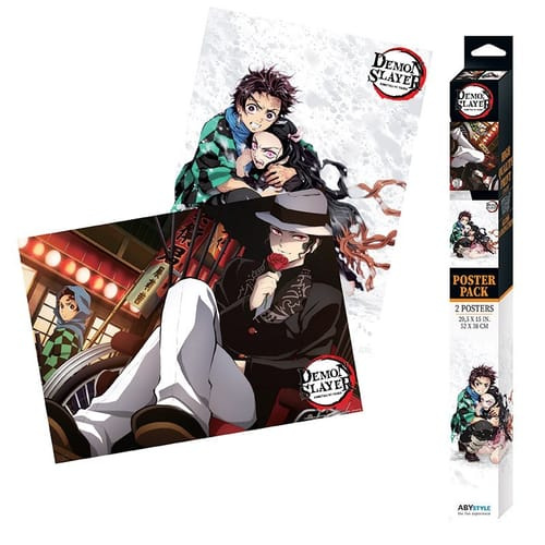 Demon Slayer Set plagátov - 2 ks