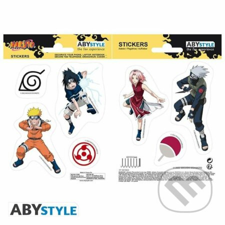 Naruto samolepky - 2 ks