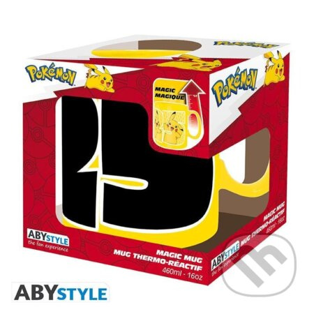 Hrnek s měnícím se motivem Abysse Corp Pokémon - Pikachu 25 (460 ml) Vícebarevná