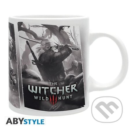 Zaklínač keramický Hrnček 320 ml - Geralt, Ciri a Yennefer