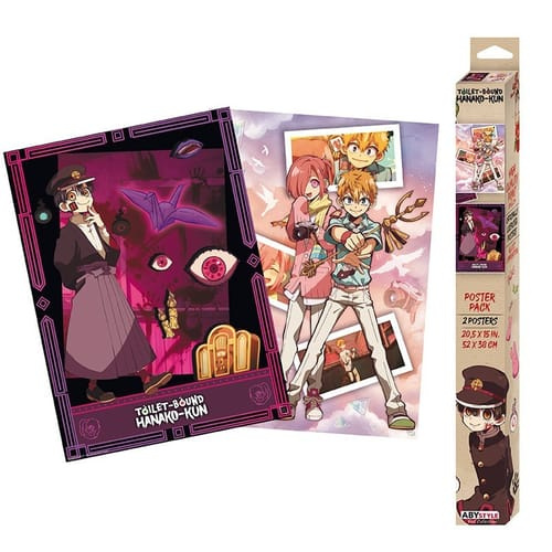 Toilet-bound Hanako-kun Set plagátov - 2 ks