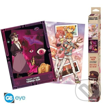 Toilet-bound Hanako-kun Set plagátov - 2 ks
