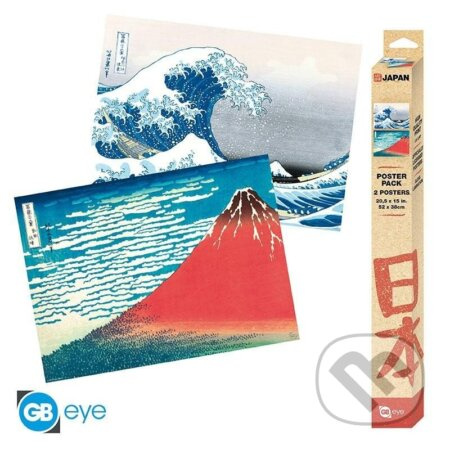 Hokusai Set plagátov - 2 ks
