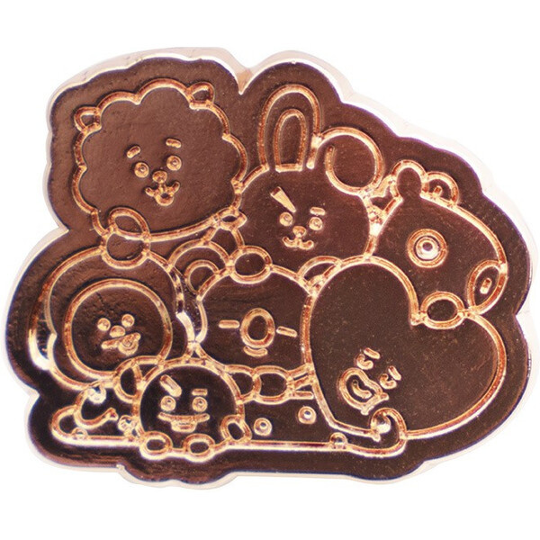 Odznak kovový BT21 - Group
