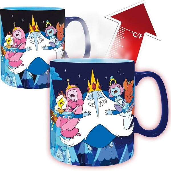 Hrnek Adventure Time - Ice King & Princesses 460 ml