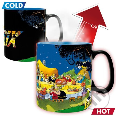 Asterix a Obelix Keramický hrnček meniaci sa 460 ml - Banquet
