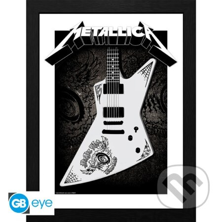 Metallica Zarámovaný plagát - Papa Het Guitar