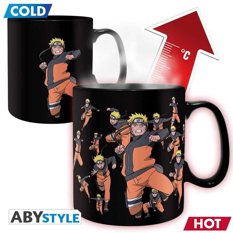 Hrnek s termoefektem Naruto Shippuden (multicloning) 460 ml - 1 kus