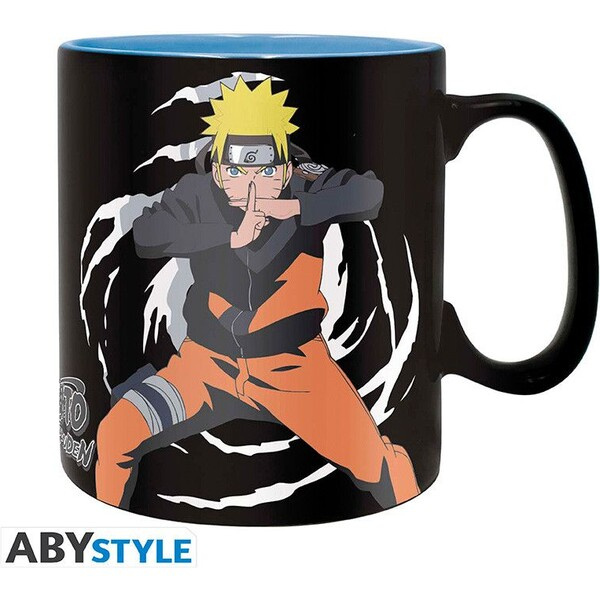 Corp Abysse Hrnek Naruto Shippuden Naruto & Kurama king size 460 ml Vícebarevná