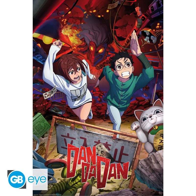 Dan Da Dan maxi plakát 91,5 × 61 cm – key art Momo & Okarun - 1 kus