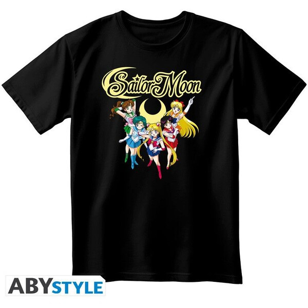 Tričko Sailor Moon - Sailor Guardians L Černá