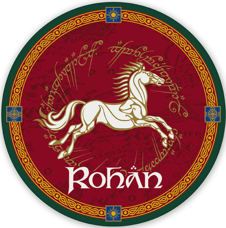 LORD OF THE RINGS - Keramický podtácek "Rohan"