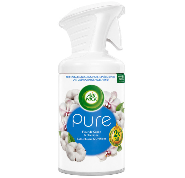 Air Wick 250ml MR Pure Cotton & Orchidej