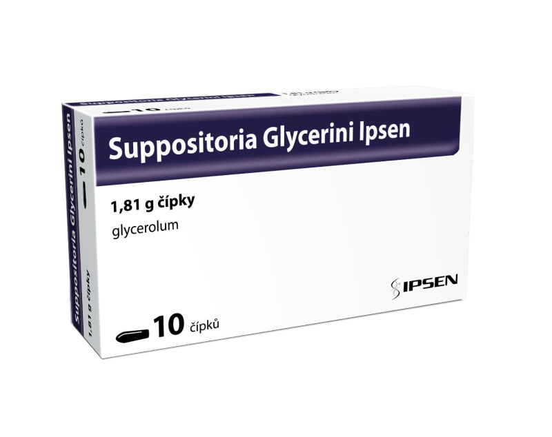 SUPPOSITORIA GLYCERINI IPSEN 1,81G čípek 10