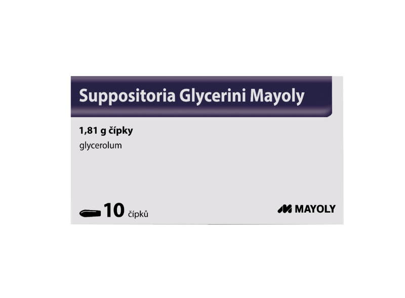 SUPPOSITORIA GLYCERINI MAYOLY 1,81G čípek 10