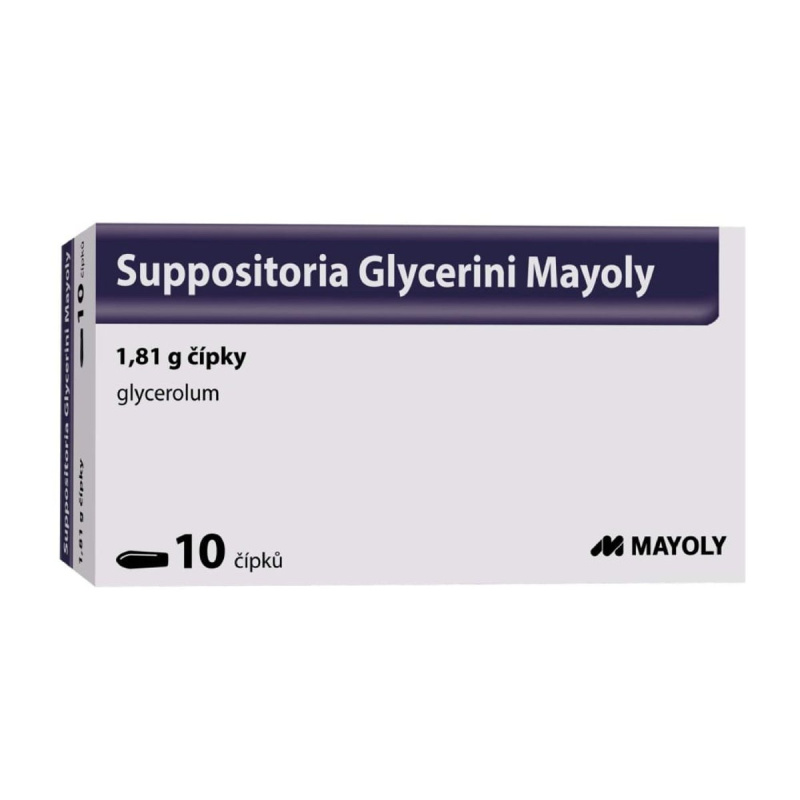 SUPPOSITORIA GLYCERINI MAYOLY 1,81G čípek 10