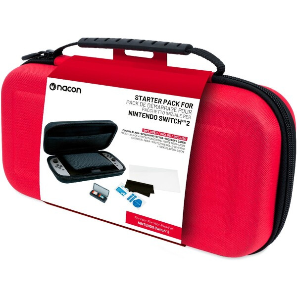 Nacon Starter Pack Red - Nintendo Switch 2 3665962028331 Modrá