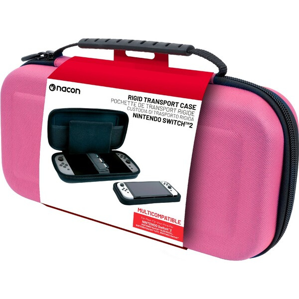 Hype Pevné přepravní pouzdro pro Nintendo Switch 2 - Pink (Switch & Lite & OLED Model) Růžová