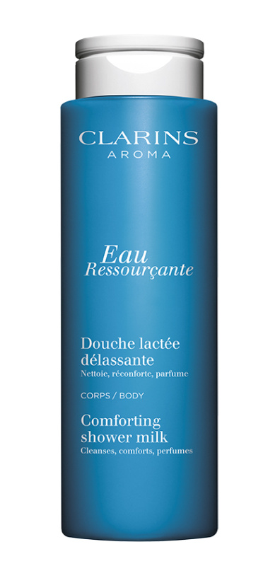 Clarins Eau Ressourcante Comforting Shower Milk sprchové mléko s parfemací 200 ml