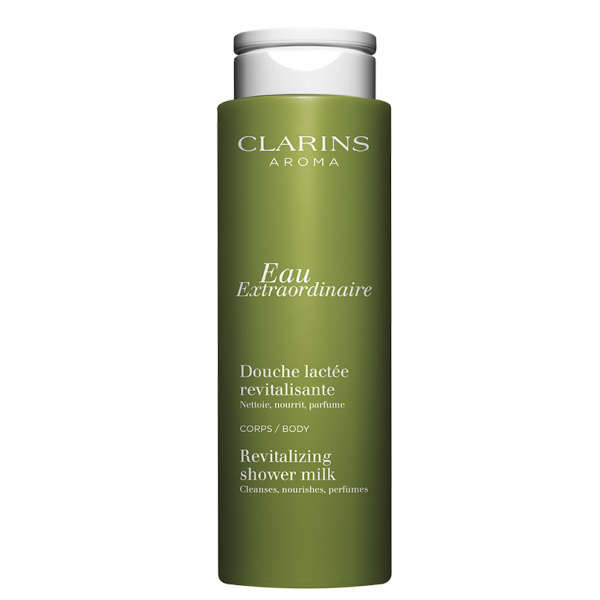 Clarins Eau Extraordinaire Revitalizing Shower Milk sprchové mléko proti vysoušení pokožky 200 ml