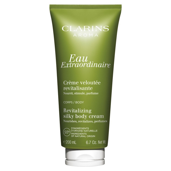 Clarins Eau Extraordinaire  Revitalizing Silky Body Cream vyživující tělový krém pro smíšenou až mastnou pokožku 200 ml