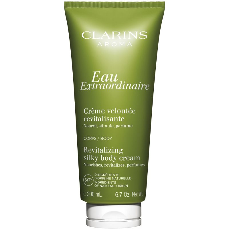 Clarins Eau Extraordinaire  Revitalizing Silky Body Cream vyživující tělový krém pro smíšenou až mastnou pokožku 200 ml